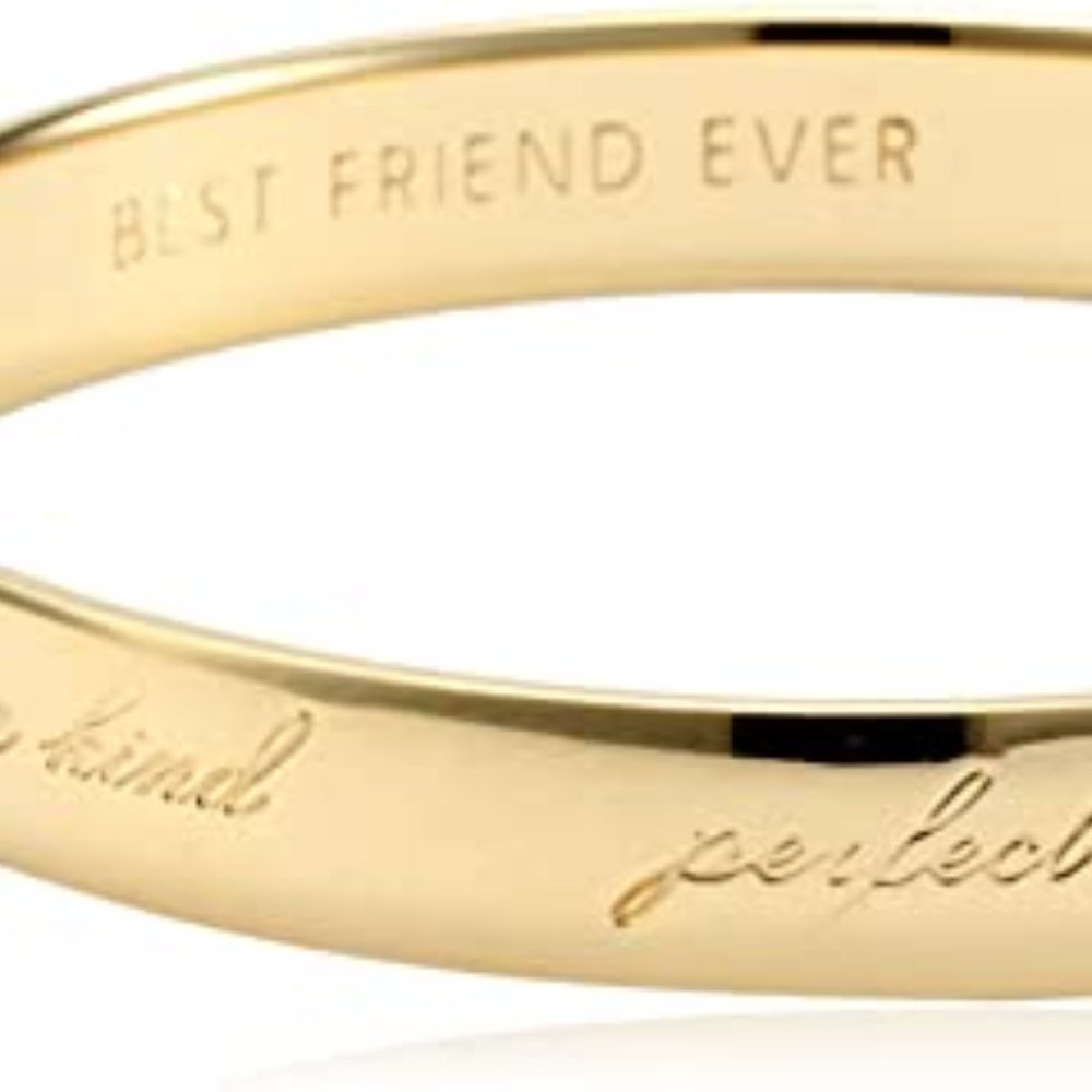 Kate Spade, idiom bangle, best friend ever